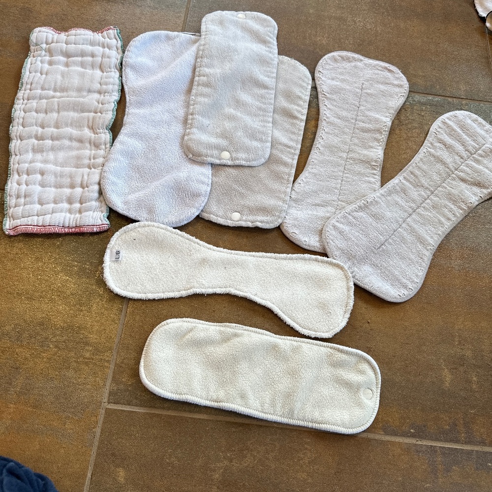 Misc cloth diaper inserts